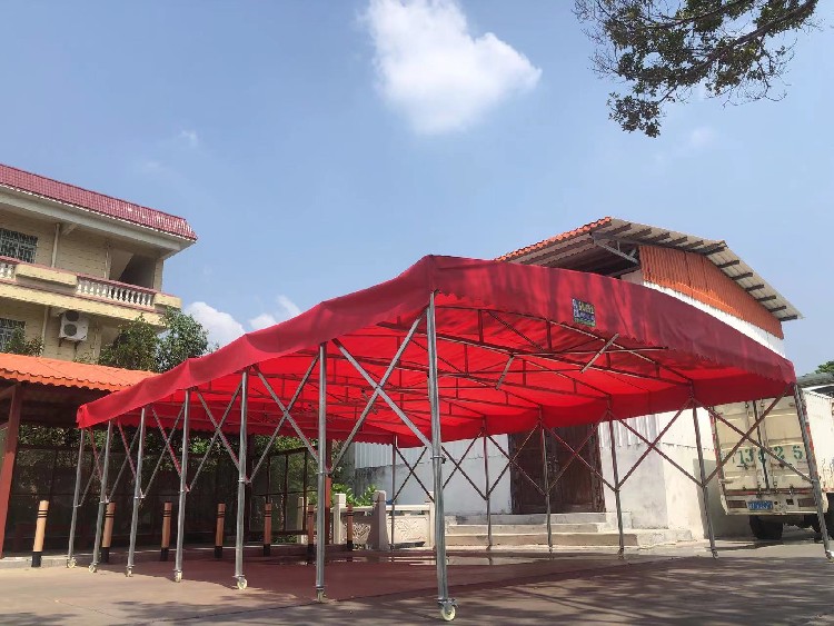 广州供应大排档推拉棚厂家批发