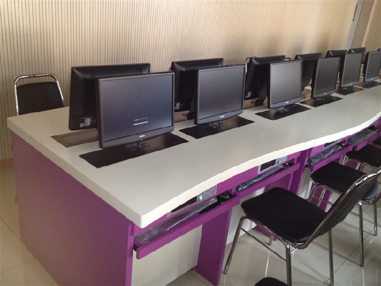 八人位会议桌|实木会议桌|多功能BEAO品牌无纸化升降会议桌