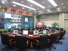 二十人位会议桌|实木油漆会议桌|电动博奥无纸化升降会议桌视频