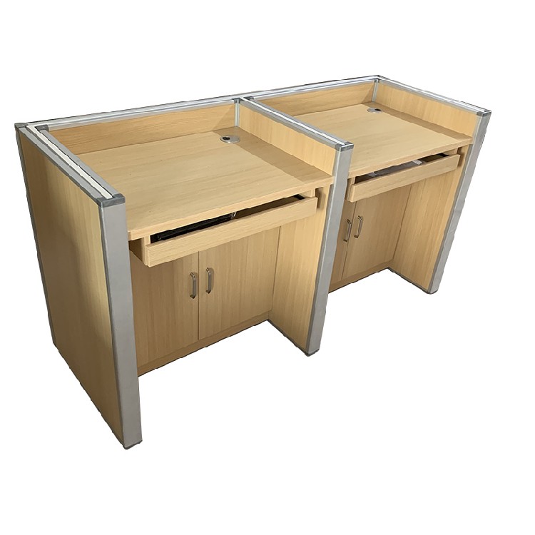 升降屏风学生桌|电动博奥品牌机考卡座批发