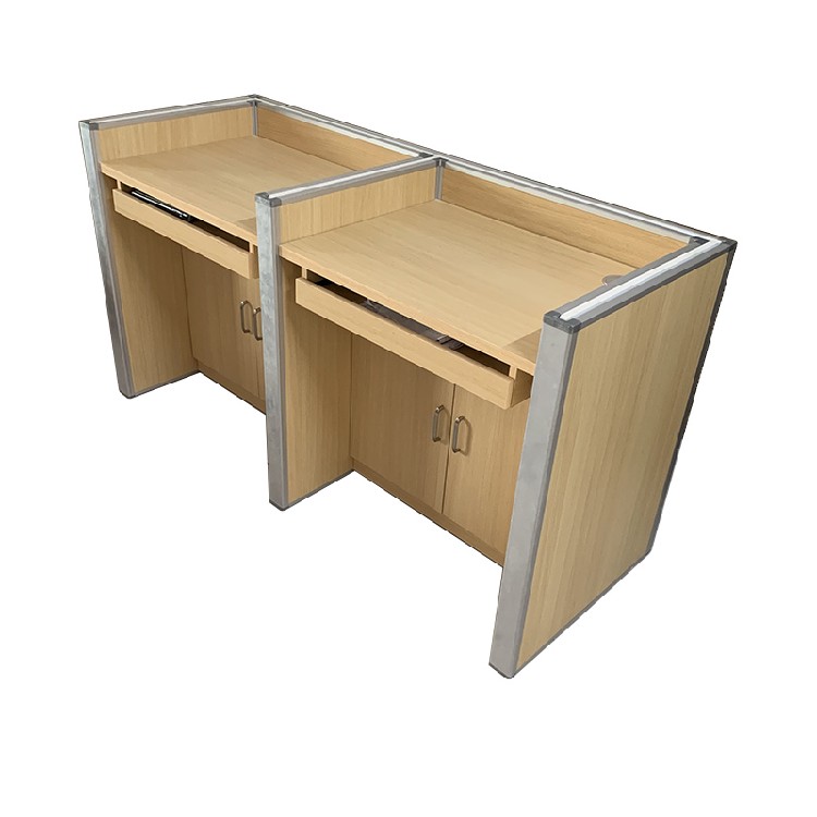 升降电脑桌|自动BEAO品牌机考卡座视频