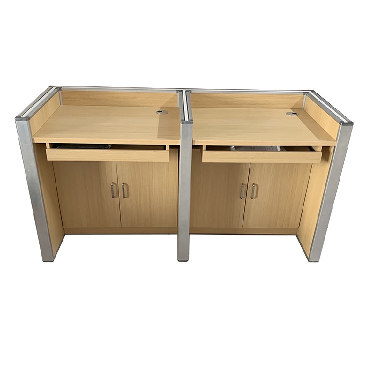 升降屏风电脑桌|自动博奥品牌机考卡座定制