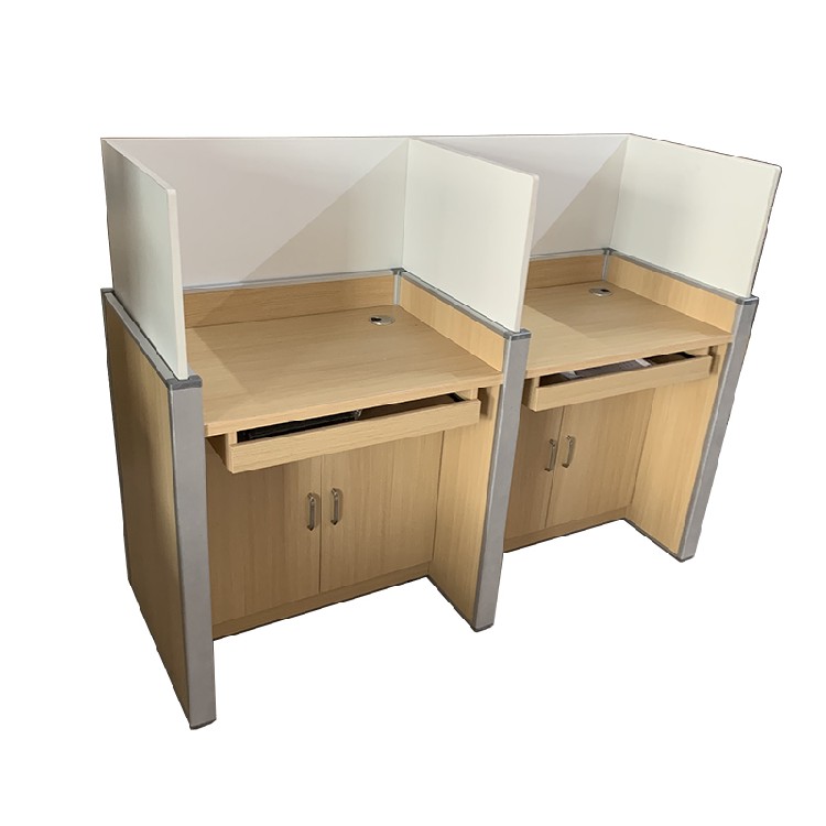 升降屏风桌|智能BOAO品牌机考卡座安装