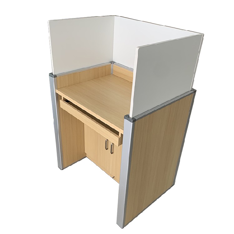 升降屏风桌|自动博奥教学机考卡座安装说明